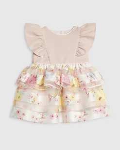 Baby Girls Pink Floral Dress