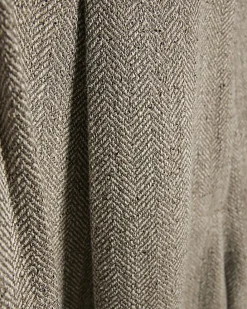 Beige Flecked Wide Leg Trousers