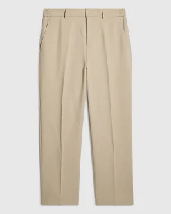 Beige Loose Fit Trousers