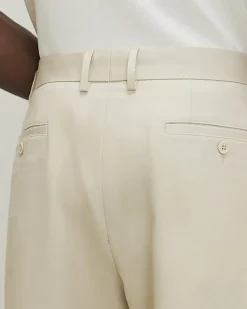 Beige Regular Fit 5 Pocket Chino Trousers