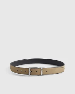 Beige Reversible Belt