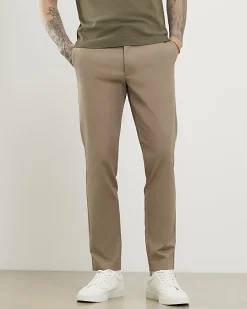 Beige Skinny Fit Chino Trousers