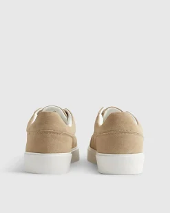 Beige Suede Trainers