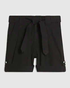 Black Belt Detail Shorts