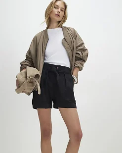 Black Belt Detail Shorts