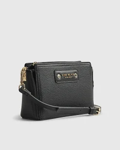 Black Boxy Cross Body Bag