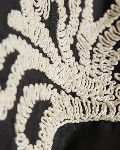 Black Broderie Shirt
