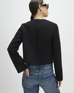 Black Button Jacket