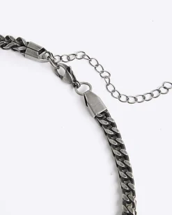 Black Chunky Chain Necklace