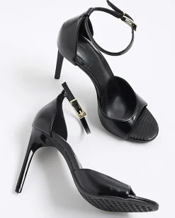 Black Closed Back Heels