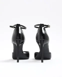 Black Closed Back Heels