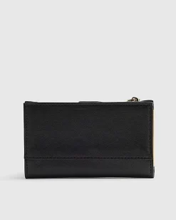Black Embossed Monogram Mini Purse