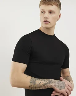 Black Essential Muscle Fit T-shirt 3 Pack