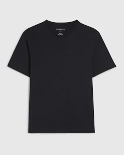 Black Essential Slim Fit V Neck T-Shirt