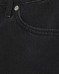Black Hotpant Denim Shorts