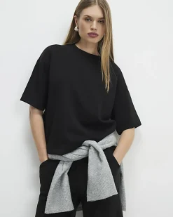 Black Premium Boxy T-Shirt