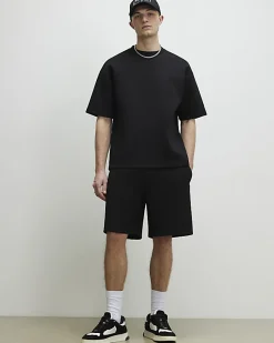 Black Premium Regular Fit Sanctuaire Shorts