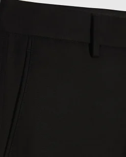 Black Regular Fit 5 Pocket Chino Trousers