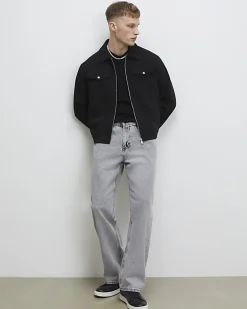 Black Regular Fit Crew Neck T-Shirt