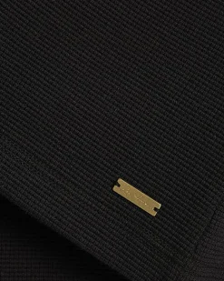 Black Regular Fit Lightweight Polo T-shirt