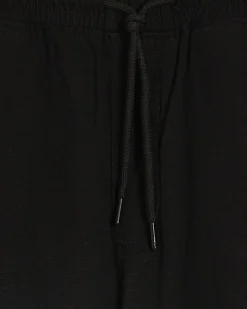 Black Regular Fit Stretch Textured Shorts