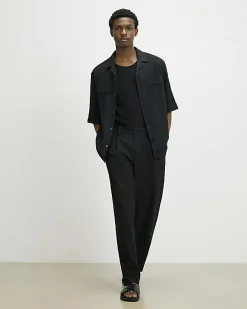 Black RI Studio Crinkle Shirt