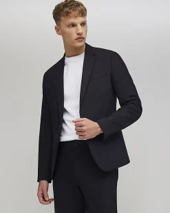 Black Skinny Fit Comfort Stretch Suit Jacket