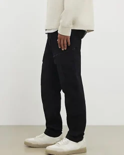 Black Skinny Fit Multi-Pocket Cargo Trousers