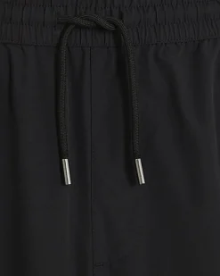 Black Skinny Fit Stretch Cargo Trousers