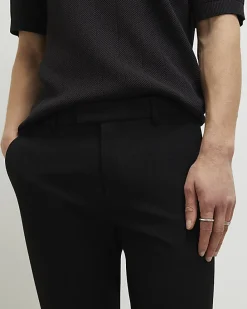 Black Skinny Fit Trousers