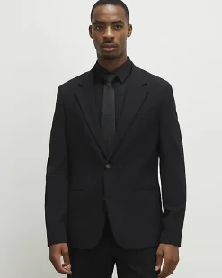 Black Slim Fit Suit Jacket