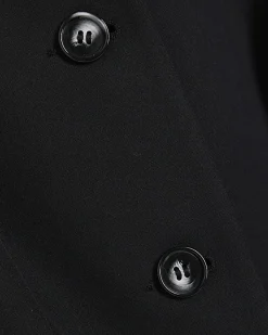 Black Tailored Longline Waistcoat