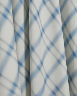 Blue Check Maxi Skirt