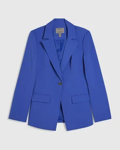 Blue Cinch Back Blazer