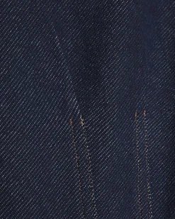 Blue Denim Look Waisted T-Shirt