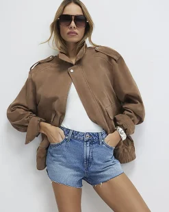 Blue Hotpant Denim Shorts