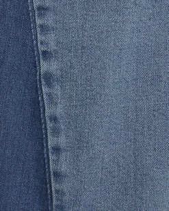 Blue Insert Bootcut Jeans