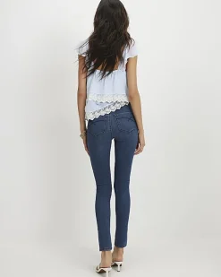 Blue Molly Mid Rise Sculpt Skinny Jeans