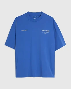 Blue Oversized Fit Sanctuaire T-Shirt