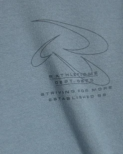 Blue Regular Fit Athletisme T-shirt