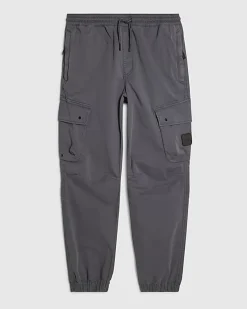 Blue Regular Fit Stretch Cargo Trousers