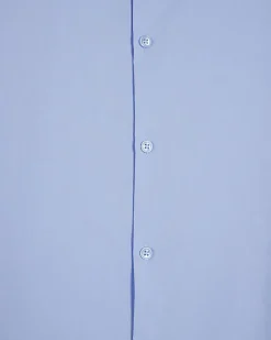 Blue Slim Fit Long Sleeve Shirt