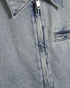 Blue Washed Denim Jacket