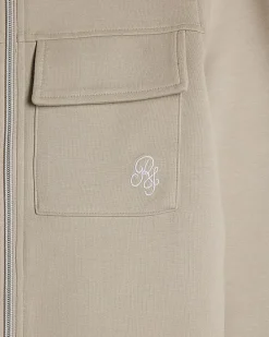 Boys Beige Premium Jacket 3 Piece Set
