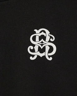 Boys Black Crest Sweatshirt