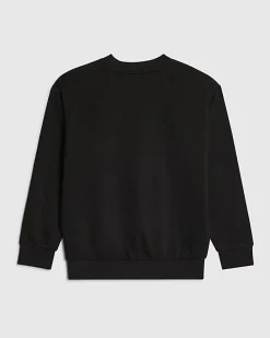 Boys Black Crest Sweatshirt