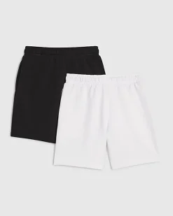 Boys Black RR Shorts Set