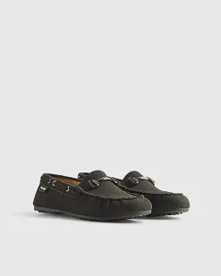 Boys Black Snaffle Loafers