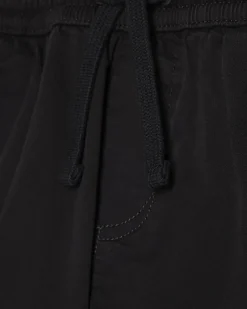Boys Black Twill Cargo Shorts