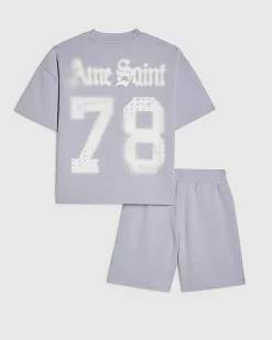 Boys Blue Ame Saint 78 T-Shirt Set
